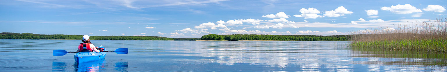 Kajakami przez Jezioro Pile